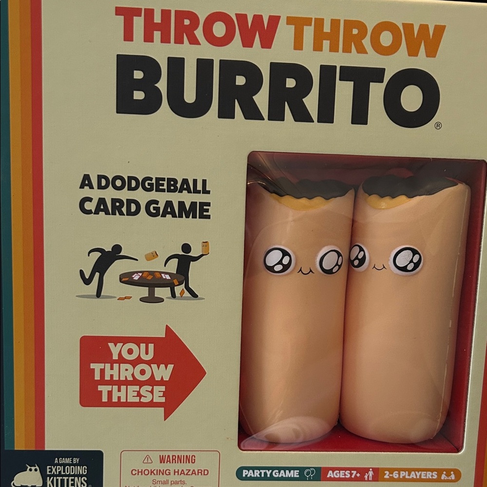 Throw Throw Burrito by Exploding Kittens Card Game Party Game, Family Game Night